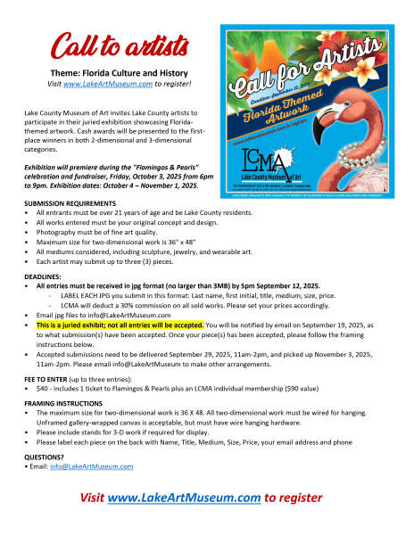 Call to Artists